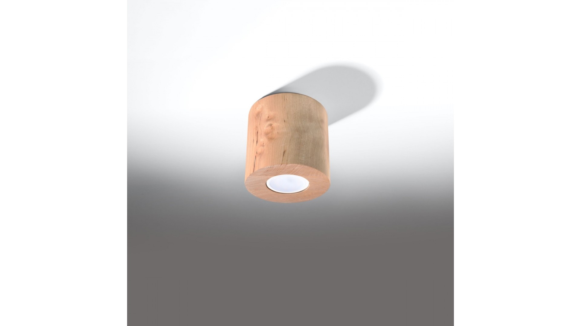 Plafon ORBIS naturalne drewno Sollux SL.0492