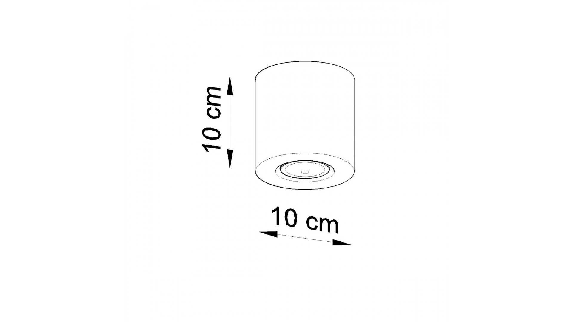 Plafon ORBIS naturalne drewno Sollux SL.0492