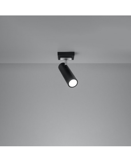 Plafon DIREZIONE 1 czarny Sollux SL.0499