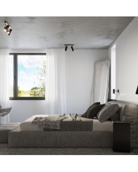 Plafon DIREZIONE 3 czarny Sollux SL.0501