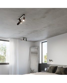 Plafon DIREZIONE 3 czarny Sollux SL.0501