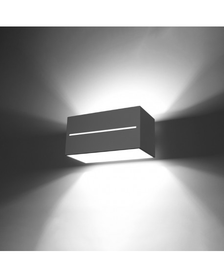 Kinkiet LOBO MAXI szary Sollux SL.0529