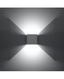 Kinkiet LUCA biały LED IP54 Sollux SL.0544