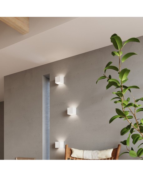 Kinkiet LUCA biały LED IP54 Sollux SL.0544