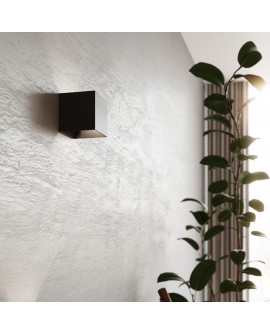 Kinkiet LUCA czarny LED IP54 Sollux SL.0545