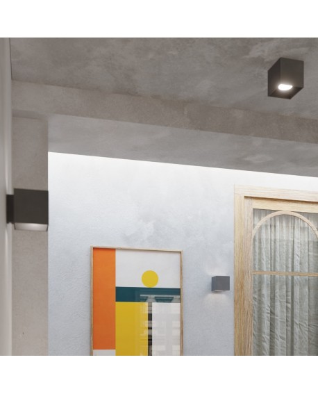 Kinkiet QUAD 1 antracyt Sollux SL.0565