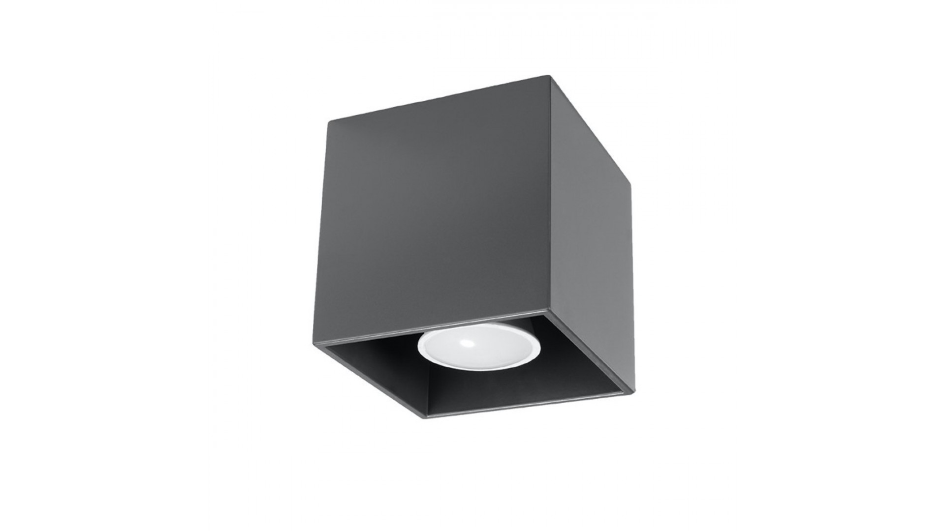 Plafon QUAD 1 antracyt Sollux SL.0567