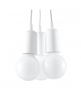 Lampa wisząca DIEGO 3 biała Sollux SL.0570