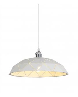 LAMPA NOWOCZESNA WISZĄCA BIAŁA GROSETTO W1 LUMINA DECO