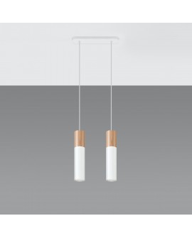 Lampa wisząca PABLO 2 biała Sollux SL.0629