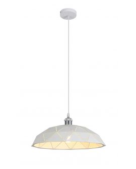LAMPA NOWOCZESNA WISZĄCA BIAŁA GROSETTO W1 LUMINA DECO
