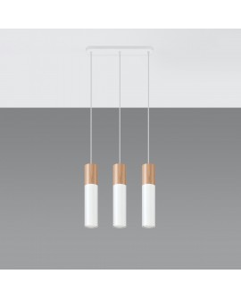 Lampa wisząca PABLO 3L biała Sollux SL.0630