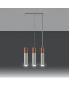 Lampa wisząca PABLO 3L biała Sollux SL.0630