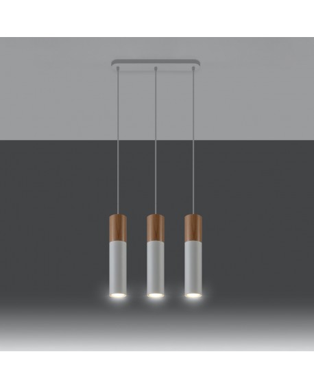 Lampa wisząca PABLO 3L biała Sollux SL.0630