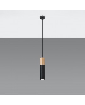 Lampa wisząca PABLO czarna Sollux SL.0632