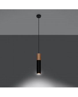 Lampa wisząca PABLO czarna Sollux SL.0632