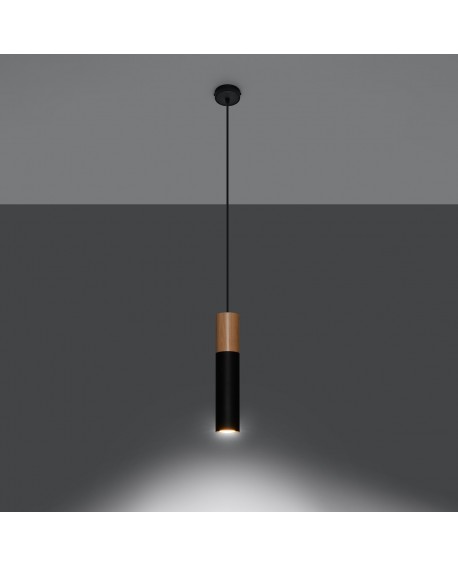 Lampa wisząca PABLO czarna Sollux SL.0632