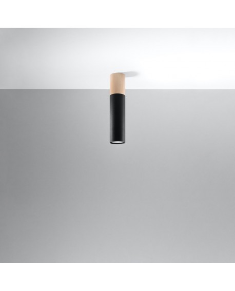 Plafon PABLO czarny Sollux SL.0635