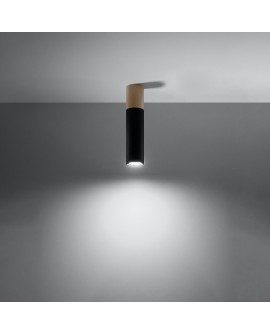 Plafon PABLO czarny Sollux SL.0635