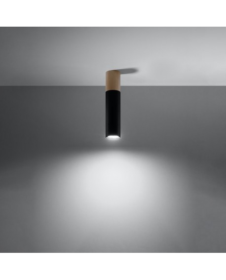 Plafon PABLO czarny Sollux SL.0635