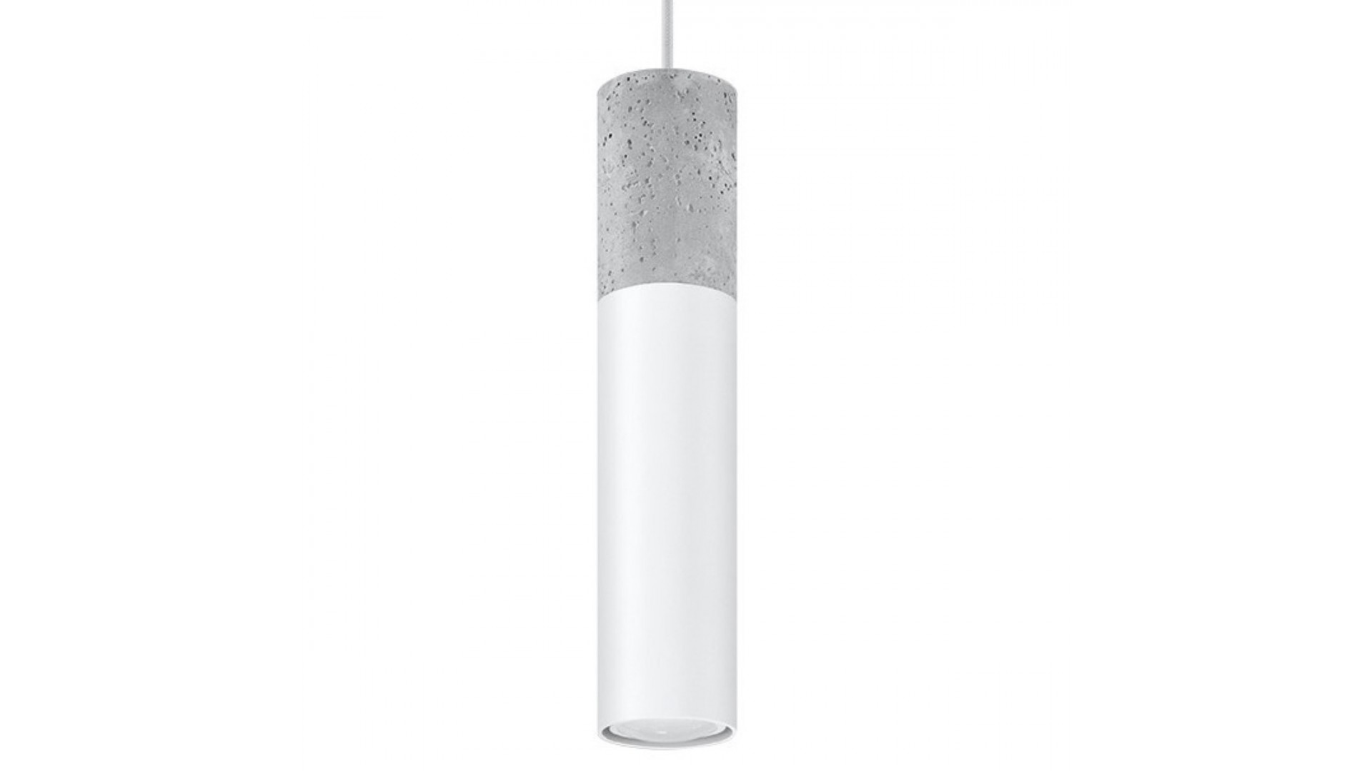 Lampa wisząca BORGIO 1 biały Sollux SL.0647