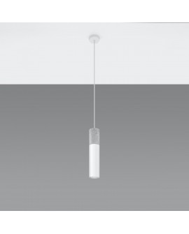 Lampa wisząca BORGIO 1 biały Sollux SL.0647