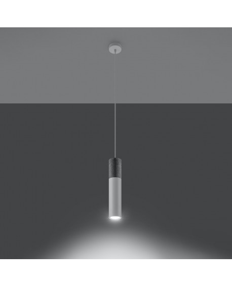 Lampa wisząca BORGIO 1 biały Sollux SL.0647