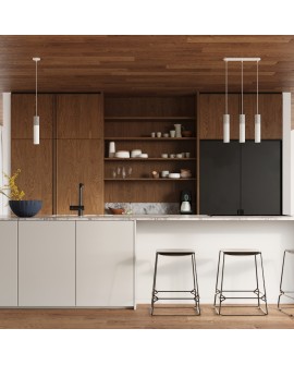 Lampa wisząca BORGIO 1 biały Sollux SL.0647