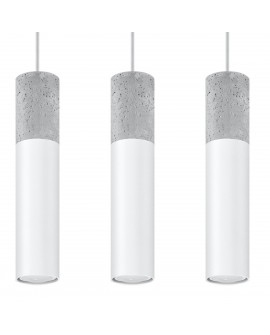 Lampa wisząca BORGIO 3L biały Sollux SL.0649