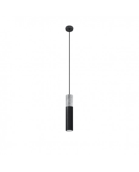 Lampa wisząca BORGIO 1 czarny Sollux SL.0650