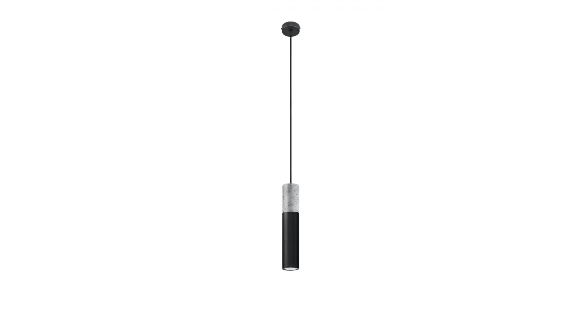 Lampa wisząca BORGIO 1 czarny Sollux SL.0650