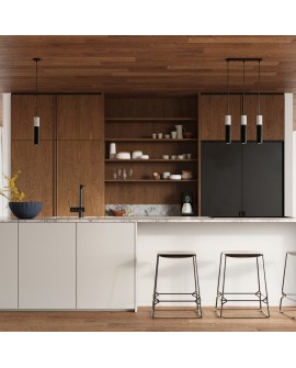 Lampa wisząca BORGIO 1 czarny Sollux SL.0650