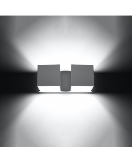 Kinkiet QUAD 2 biały Sollux SL.0656