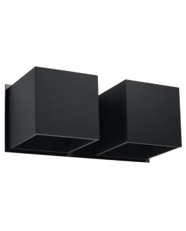 Kinkiet QUAD 2 czarny Sollux SL.0657