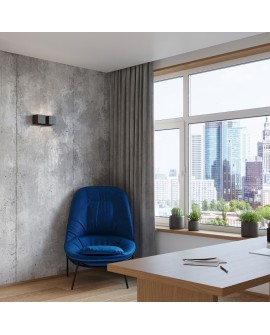 Kinkiet QUAD 2 czarny Sollux SL.0657