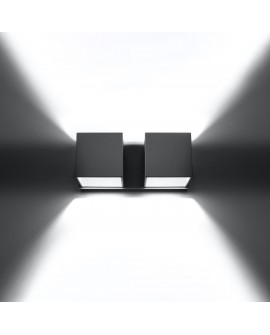 Kinkiet QUAD 2 szary Sollux SL.0658