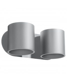 Kinkiet ORBIS 2 szary Sollux SL.0661