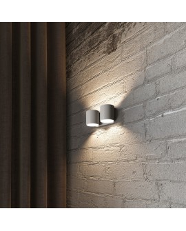 Kinkiet ORBIS 2 szary Sollux SL.0661