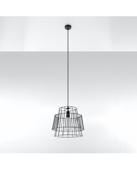 Lampa wisząca GATE czarny Sollux SL.0663