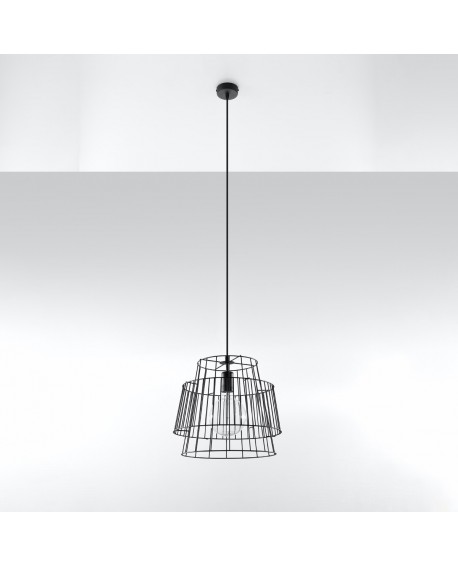 Lampa wisząca GATE czarny Sollux SL.0663