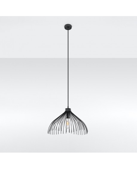 Lampa wisząca UMB czarny Sollux SL.0665