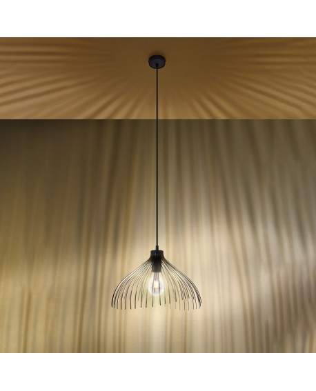 Lampa wisząca UMB czarny Sollux SL.0665