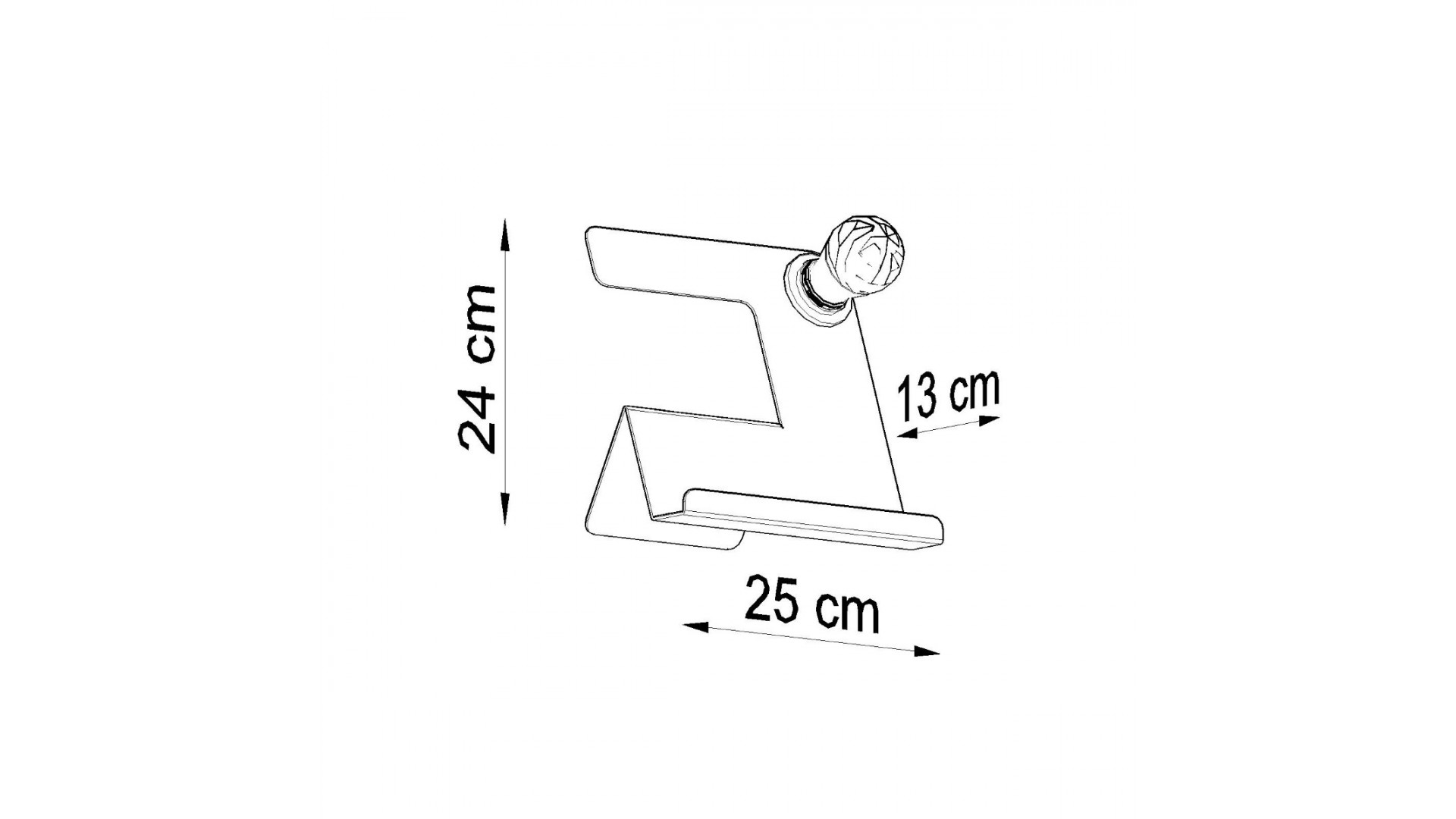 Lampa biurkowa INCLINE biała Sollux SL.0668
