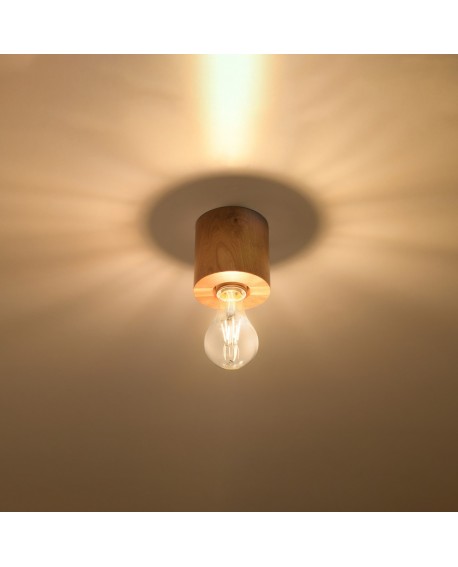 Plafon SALGADO naturalne drewno Sollux SL.0672