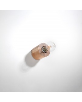 Kinkiet SALGADO naturalne drewno Sollux SL.0673