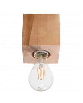 Plafon ARIZ naturalne drewno Sollux SL.0675