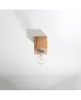 Plafon ARIZ naturalne drewno Sollux SL.0675