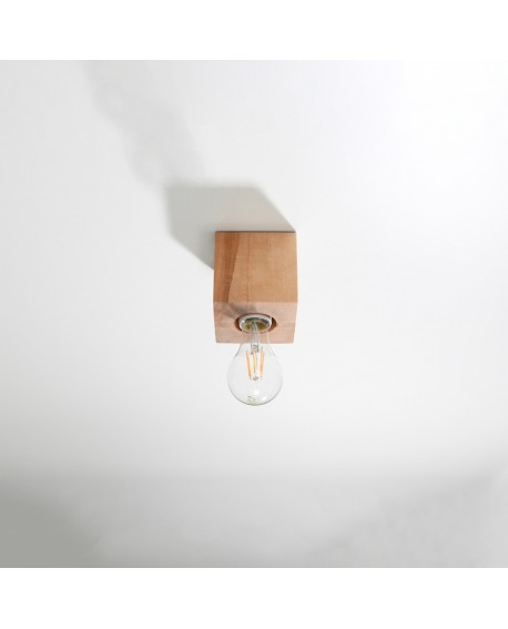 Plafon ARIZ naturalne drewno Sollux SL.0675