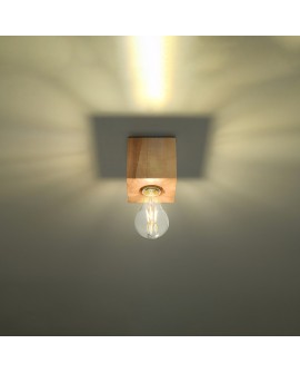 Plafon ARIZ naturalne drewno Sollux SL.0675