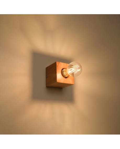 Kinkiet ARIZ naturalne drewno Sollux SL.0676